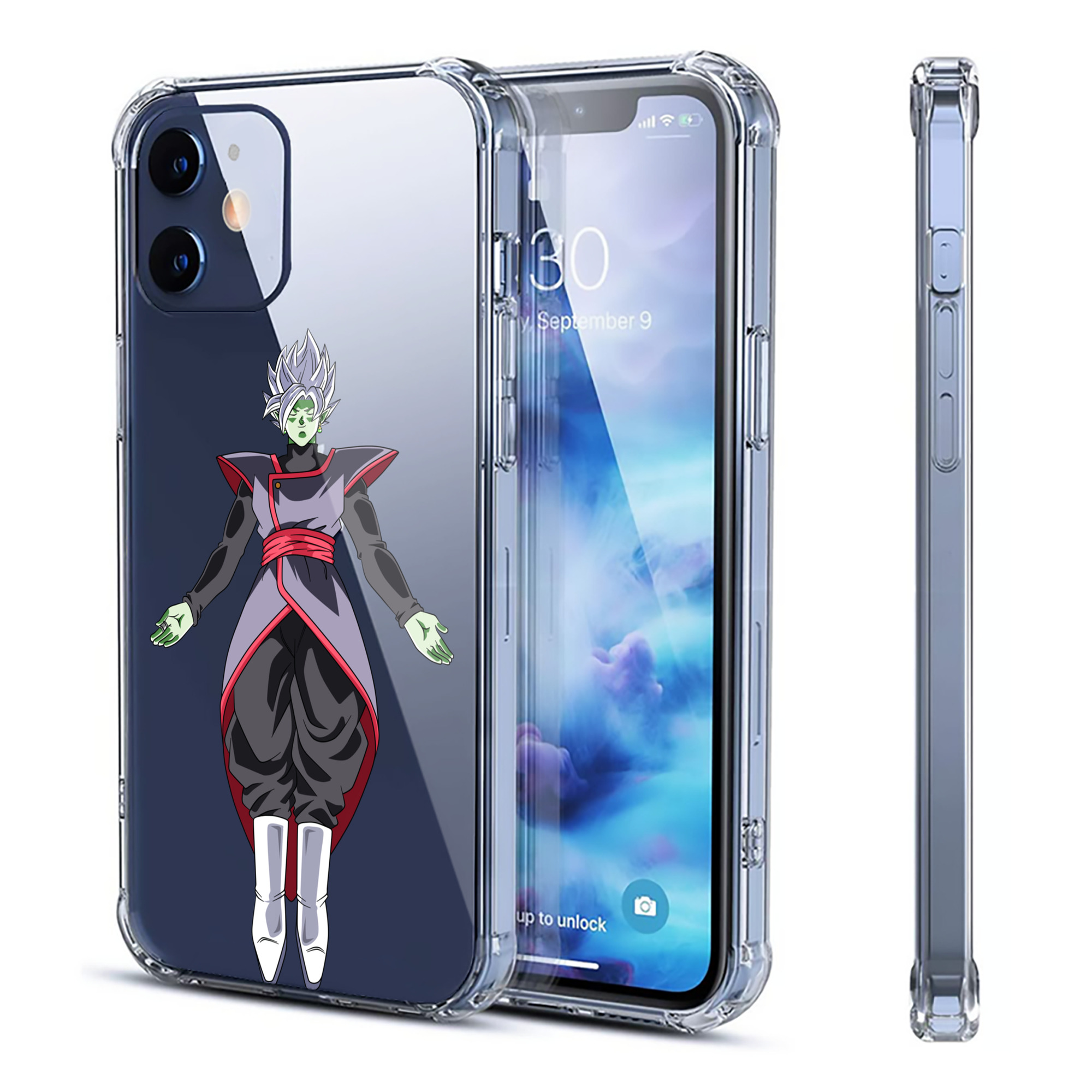 （画像用） ドラゴンボール ベジット DRAGON BALL Vegetto 【iPhone 12シリーズ対応】透明スマホケース（クリアソフトケース）